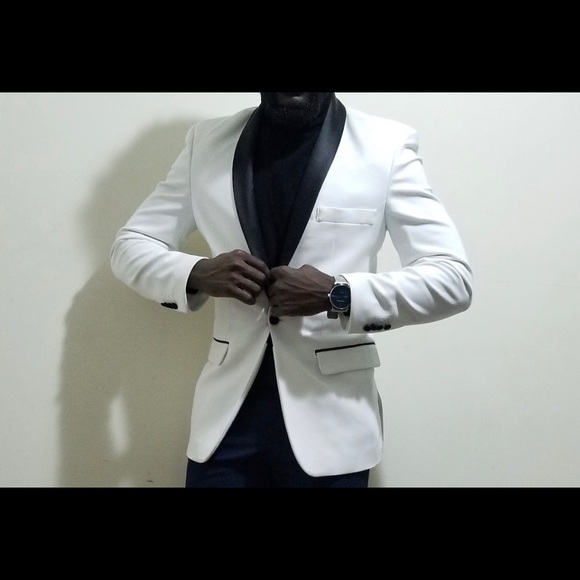 Men tuxedo white and black - Picture 4 of 11